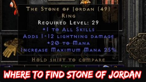 Where To Find Stone Of Jordan Diablo Resurrected