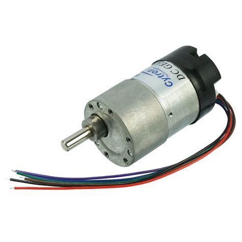 Buy SPG30E-30K DC Geared Motor with Encoder 150RPM 18N.cm 12V Online at ...