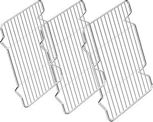 Zacfton Stainless Steel Cooling Racks Set Of L X W X H