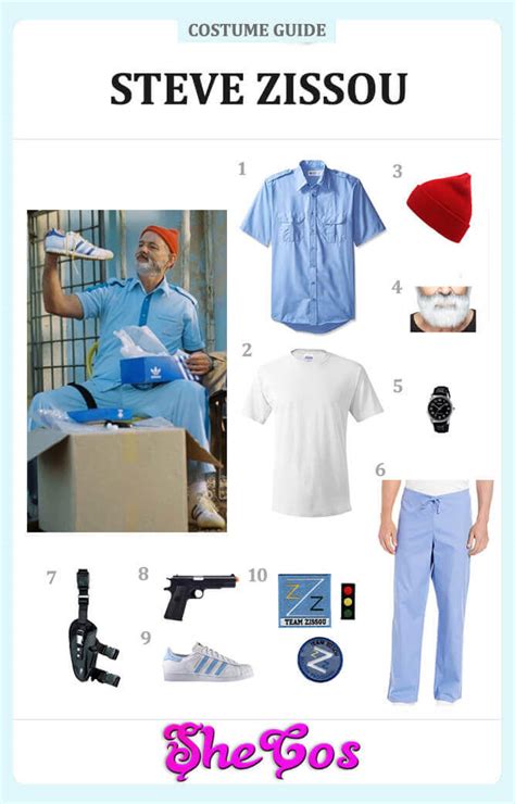 The Most Easy Way to DIY Steve Zissou Costume | SheCos Blog