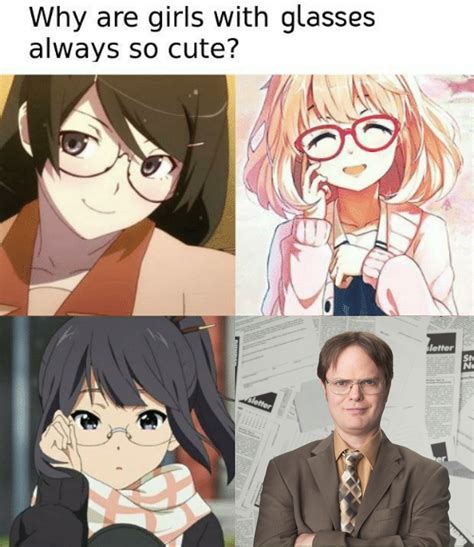 Cutest Anime Girls with Glasses : r/Animemes