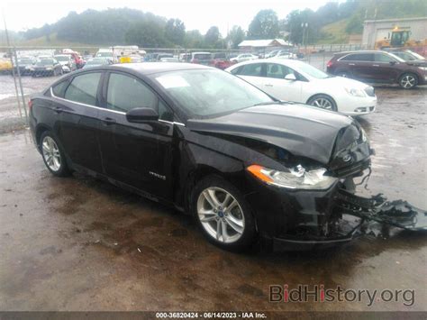 Report 3fa6p0luxjr137328 Ford Fusion Hybrid 2018 Black Hybrid Price