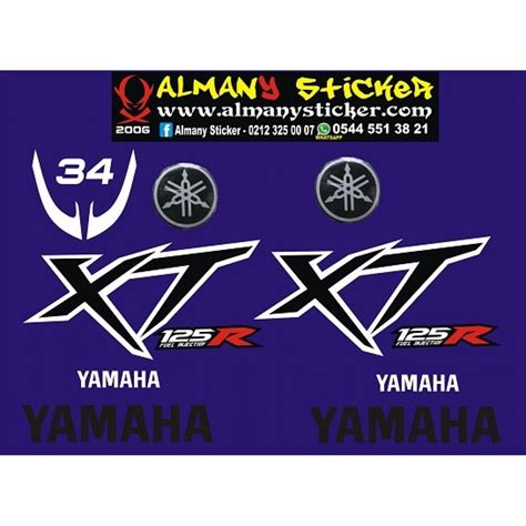 Yamaha Xt125r Sticker Set