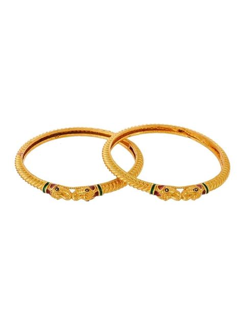 Golden Party Wear Ladies Brass Bangles At Rs 150pair In Rajkot Id 25600138512