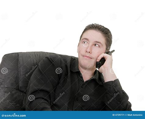 Guy talking on phone stock image. Image of trade, telephone - 4739771