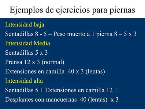 Rutinas En Gimnasio Para Sedentarios PPT