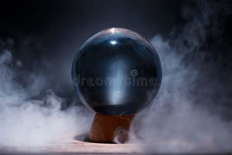 Crystal Ball To Predict the Fate. Guessing for the Future Stock Photo ...