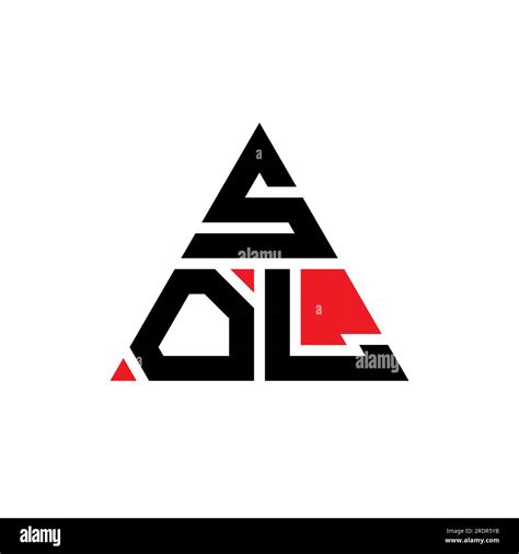 Sol Logo Mit Dreiecksbuchstaben Und Dreiecksform Sol Dreieck Logo