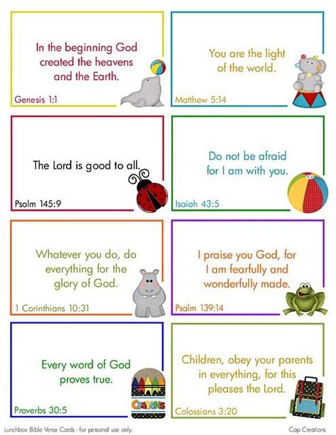 Free printable lunchbox bible verse cards – Artofit