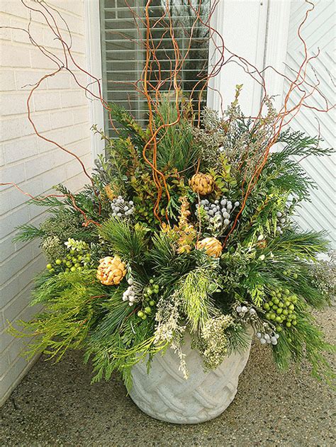 20+30+ Outdoor Winter Planter Arrangements