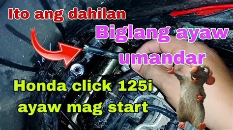 Honda Click 125i Ayaw Mag Start YouTube