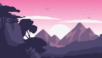 Premium Vector | Scenery wallpaper vector illustration background