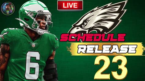 Philadelphia Eagles 2023 Nfl Schedule Release Live Reaction Beat