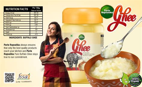 Parle Ropvatika Pure Desi Buffalo Ghee Ml Clarified Butter Desi