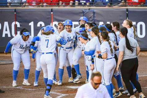 Go Ahead Run From Maya Brady Narrowly Advances Ucla Softball To Pac