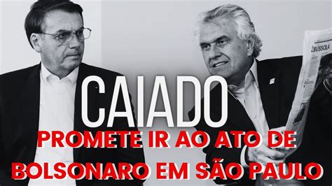 Por que o governador Ronaldo Caiado está apoiando Bolsonaro