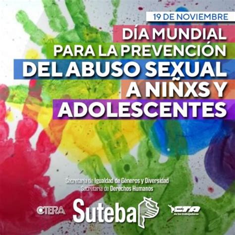 De Noviembre D A Mundial Para La Prevenci N Del Abuso Sexual A