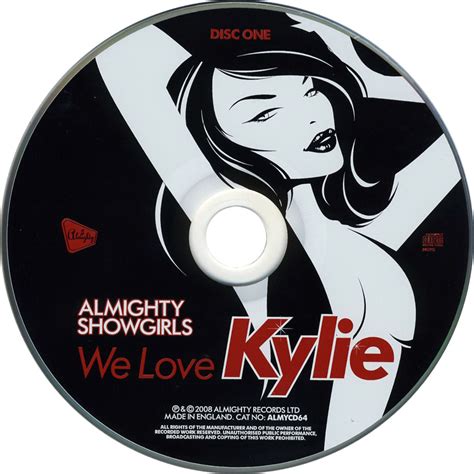 Car Tula Cd1 De Almighty Showgirls We Love Kylie Portada