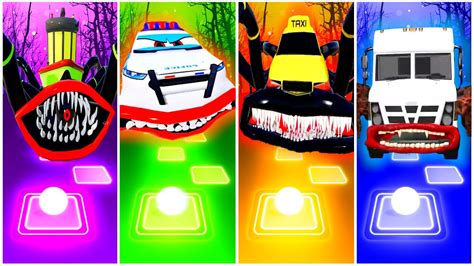 Boat Eater Vs Police Car Eater Vs Taxi Car Eater Vs Truck Eater Tiles