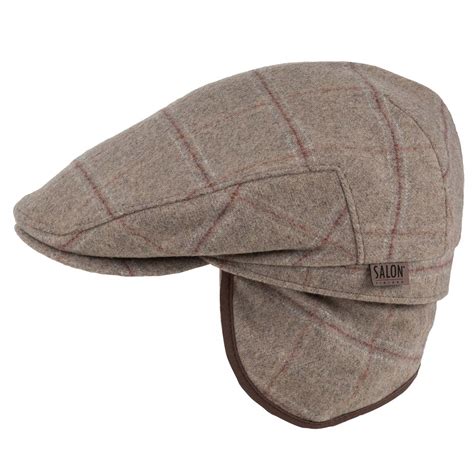 Eero Gen Recycled Wool Check Flat Cap Salon Lakkitehdas