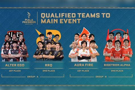 Foto Hasil Group Stage Mobile Legends Piala Presiden Esports