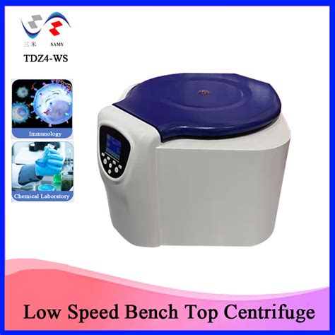 Tdz4 Ws Bench Top Low Speed Digital Swing Bucket Centrifuge China