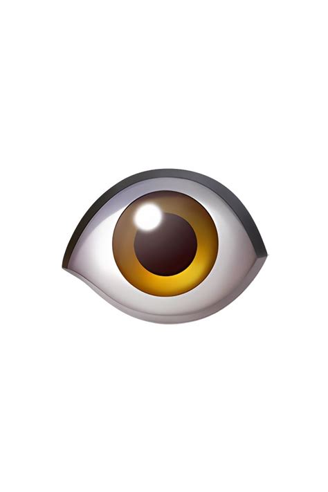 An Eye Is Shown With The Light Shining In Its Irise Which Appears To