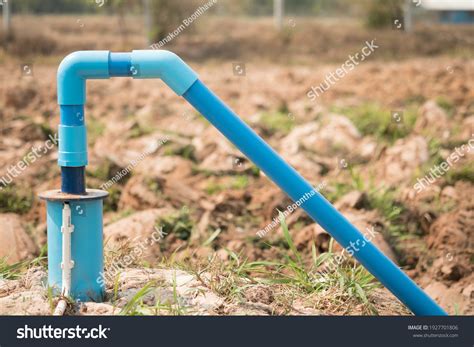 Groundwater Well Pvc Pipe System Electric Stock Photo 1927701806