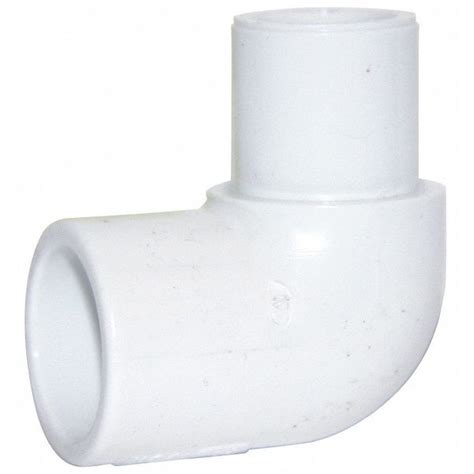 Charlotte Pipe And Foundry 1 1 4 Socket X Spigot PVC 90 Degree Elbow