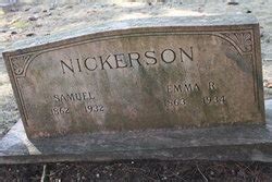 Emma Rosalina Gravell Nickerson Memorial Find A Grave