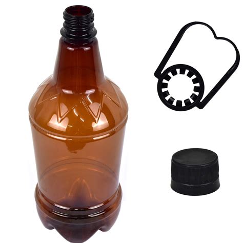 Garrafa Growler Ml Pet G P Cerveja Cor Ambar C Tampa E