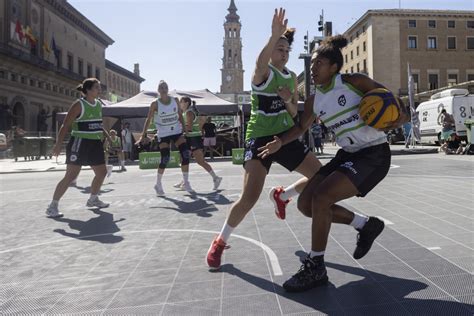 Baloncesto 3x3 en la plaza del Pilar Imágenes