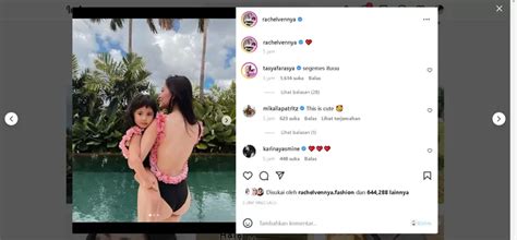 Wow Rachel Vennya Pamer Foto Pakai Bikini Seksi Punggung Dan