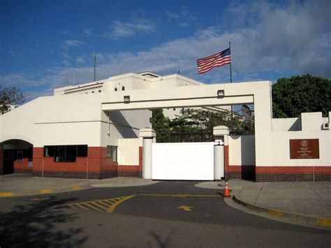 San Salvador, El Salvador - the compound of the U.S. Embassy is all I saw here - it was ...