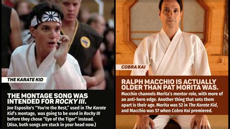 20 Facts About The Karate Kid Franchise The Movies Cobra Kai