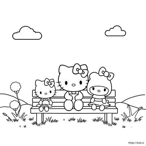Coloring Pages Desenhos Para Colorir Hello Kitty E Seus Amigos - 7