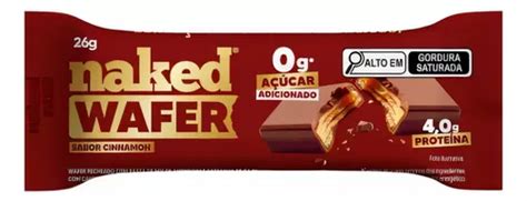 Naked Wafer Zero Açúcar Naked Nuts Cinnamon 26g MercadoLivre