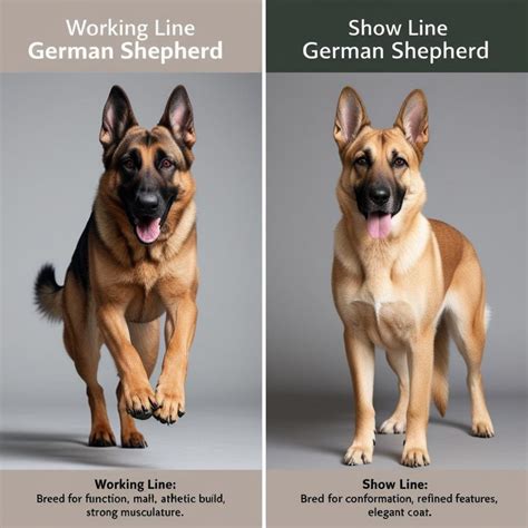 German shepherd types vary significantly in temperament and energy 13
