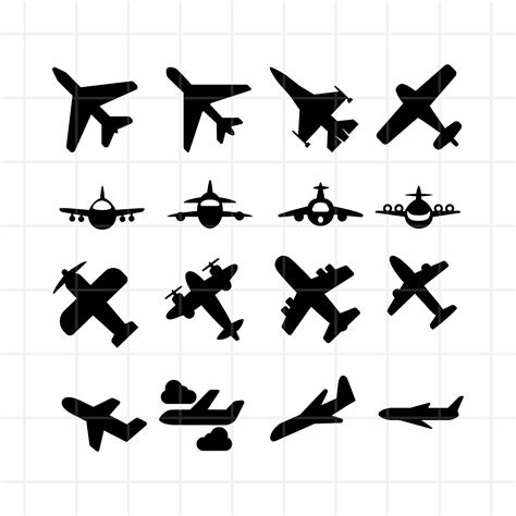 Airplane Svg Airplane Cut Files Aircraft Svg Plane Svg Etsy Canada