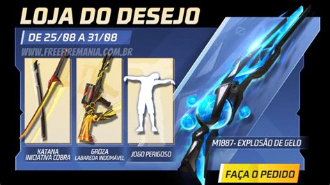 Loja Do Desejo Free Fire Agosto Confira As Recompensas Free