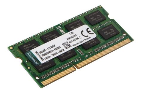 Memoria Ram Kingston 8gb Ddr3 1600mhz Sodimm Ultra Computación