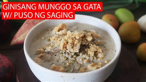 Ginisang Munggo Recipe How To Cook Ginisang Munggo With Pork And Puso