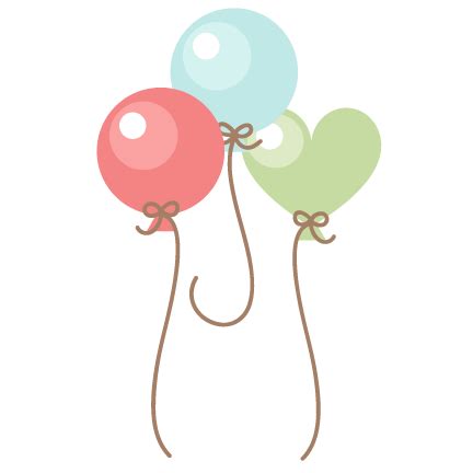 Float Into Fun With Cute Balloon Cliparts