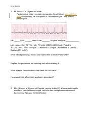 Blood Transfusion Case Study Docx Dena Blaschko Mr Brooks A