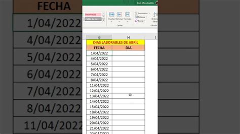 Calcular Los Dias Laborables De Un Mes En Excel Youtube
