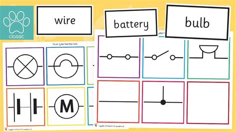 Electricity Circuit Symbols Ks2