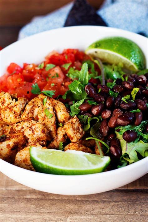 Spicy Chipotle Chicken Bowl Recipe Easy Chicken Dinner Recipes Healthy Eating Recipes Meals