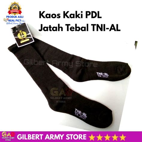 Gilbert Army Store Grosir Kaos Kaki Tebal Pdl Jatah Tni Al Hitam Putih