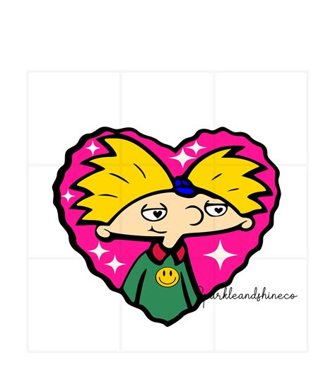 Hey Arnold Svg 90s Cartoon Svg 2000s Cartoon Svg Nickelodeon Svg Etsy