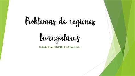 Solution Problemas Resueltos De Regiones Triangulares Studypool